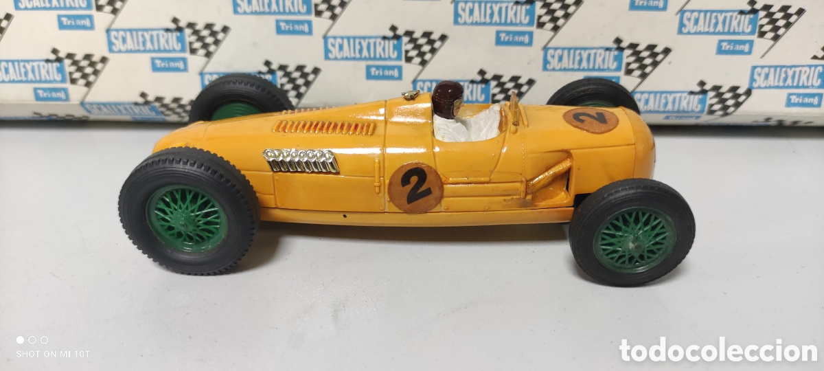 Scalextric: AUTO UNI&Oacute;N AMARILLO SCALEXTRIC TRIANG NO EXIN - Foto 2
