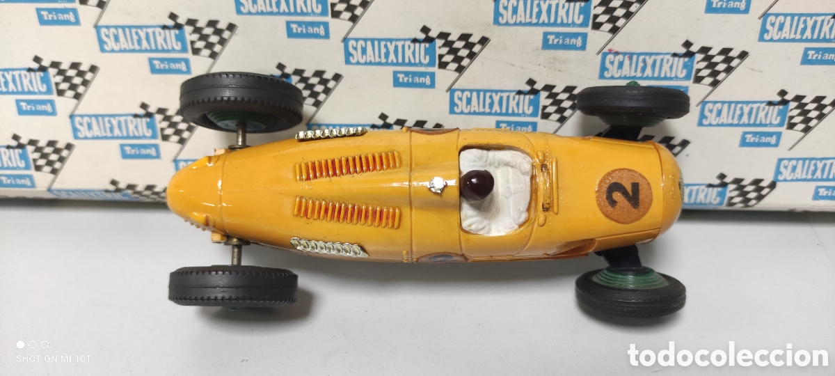 Scalextric: AUTO UNI&Oacute;N AMARILLO SCALEXTRIC TRIANG NO EXIN - Foto 4