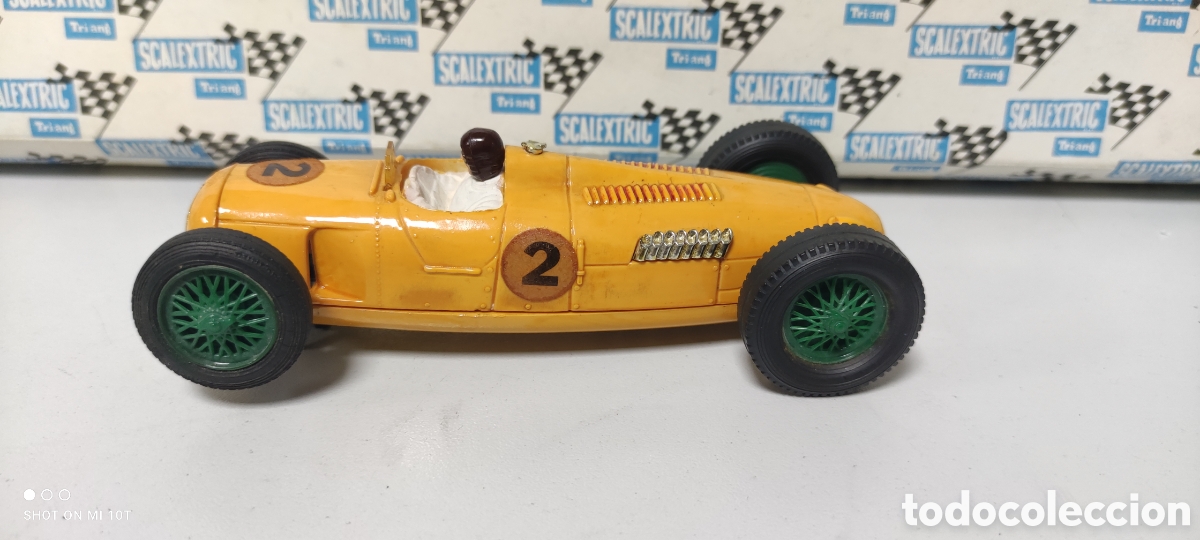 Scalextric: AUTO UNI&Oacute;N AMARILLO SCALEXTRIC TRIANG NO EXIN - Foto 1