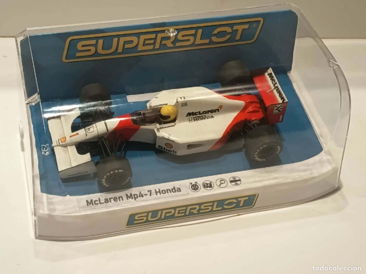 Scalextric: McLaren Mp4-7 Senna M&oacute;naco 1992 nuevo