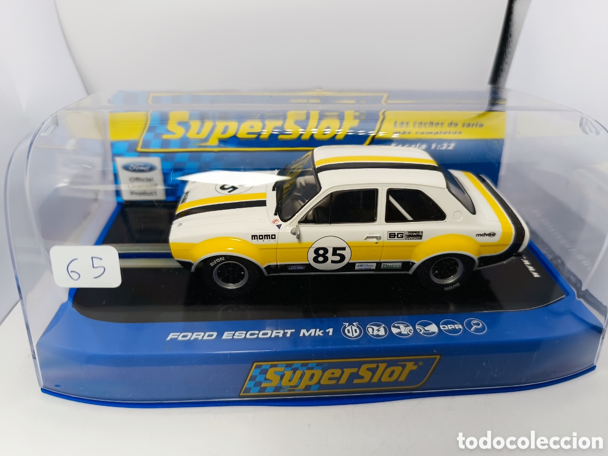 Scalextric: SUPERSLOT FORD ESCORT MK1 JD CLASSICS SERIES CHAMPION H3489