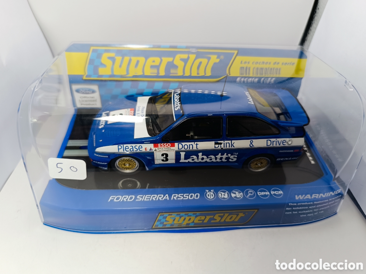 Scalextric: SUPERSLOT FORD SIERRA RS500 1990 ESSO RAC BTCC H3867