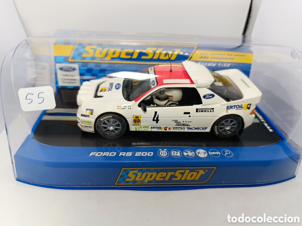 Scalextric: SUPERSLOT FORD RS200 ANTONIO ZANINI N&deg;4 H3305