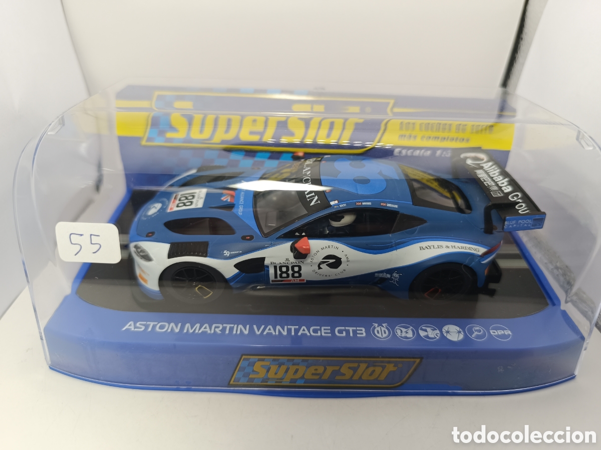 Scalextric: SUPERSLOT ASTON MART&Iacute;N VANTAGE GT3 GARAGE 59 2019 H4100