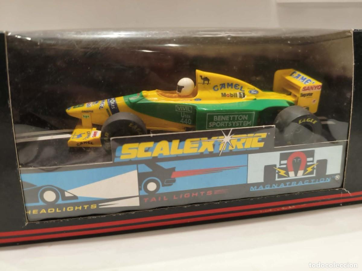 Scalextric: Scalextric Benetton B192 Camel/Mobil 1 Michael Schumacher primera victoria F1