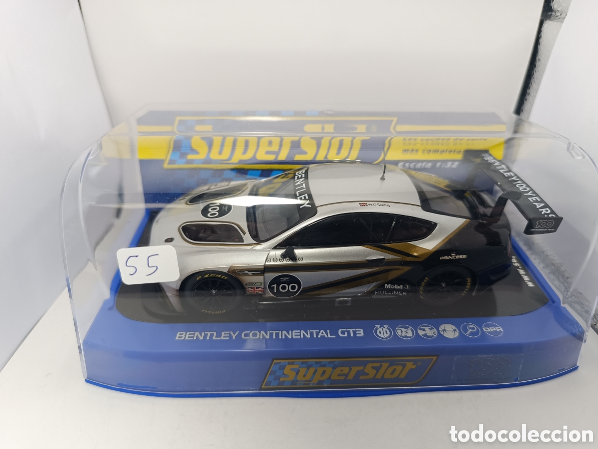 Scalextric: SUPERSLOT BENTLEY CONTINENTAL GT3 100 EXTRAORDINARY YEARS H4057A