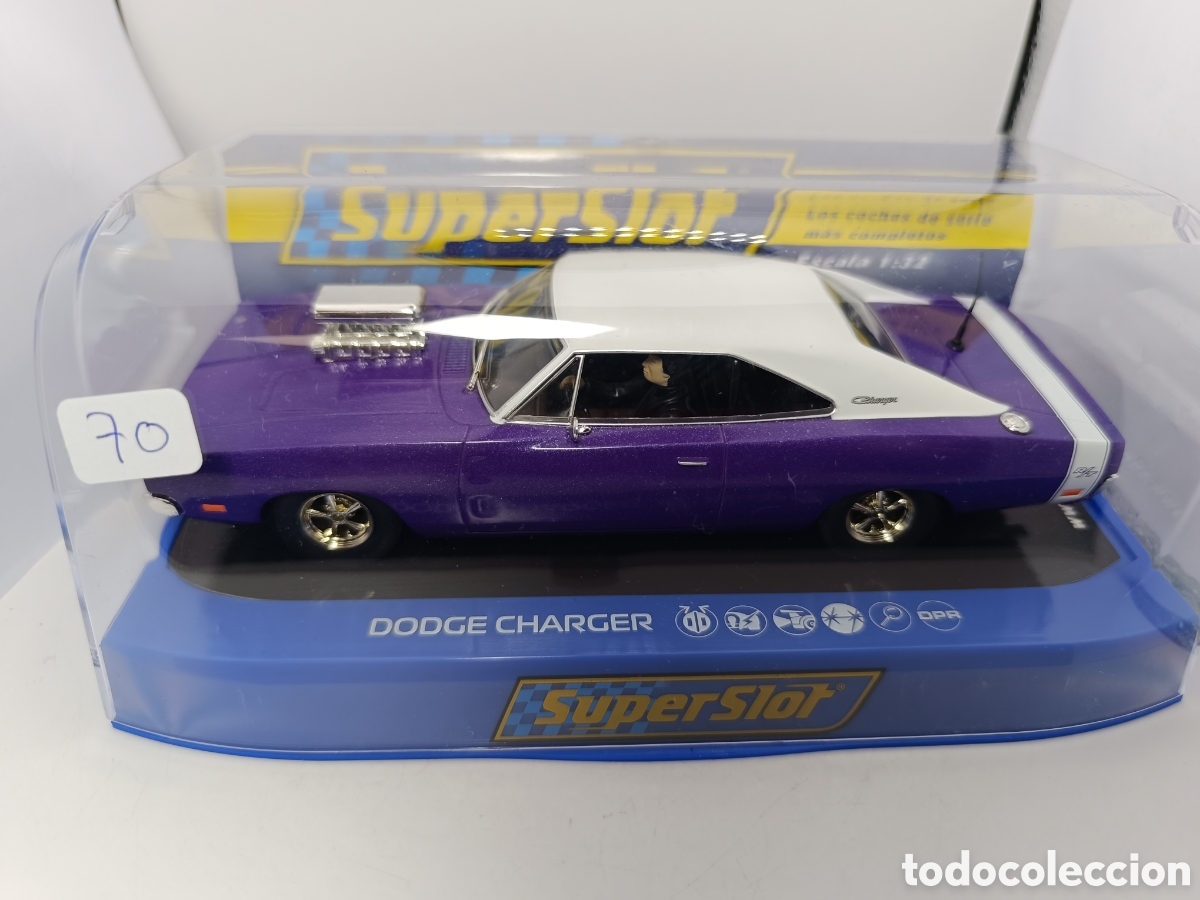 Scalextric: SCALEXTRIC DODGE CHARGER PURPLE H4148