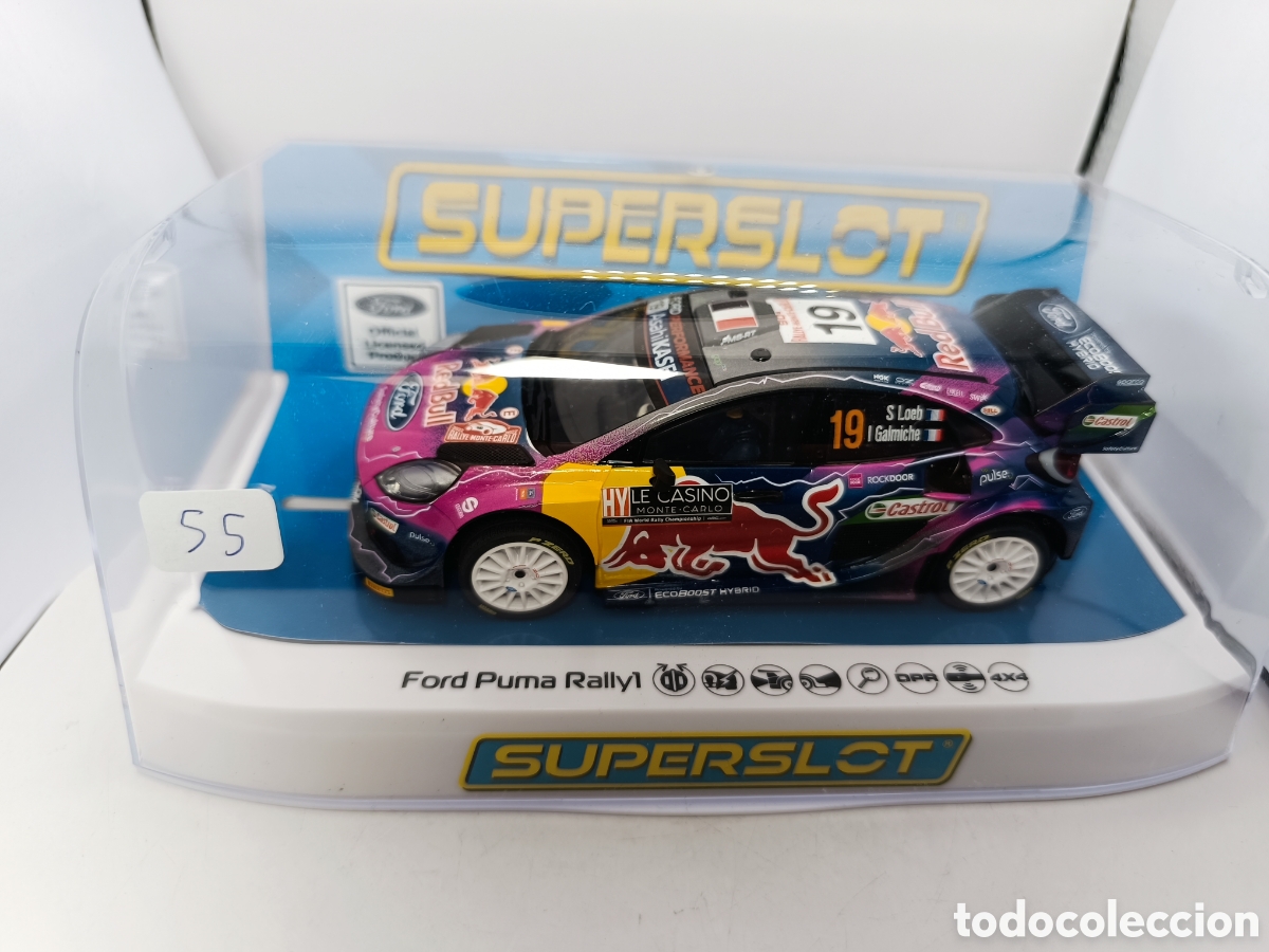 Scalextric: SUPERSLOT FORD PUMA RALLY1 LOEB MONTECARLO 2022 H4448