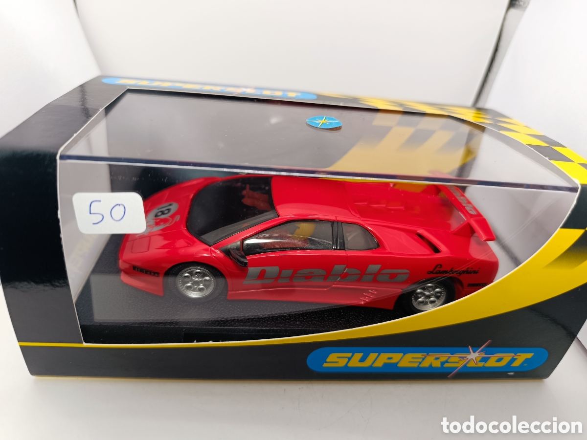 Scalextric: SCALEXTRIC LAMBORGHINI DIABLO N&deg;18 ROJO C.451