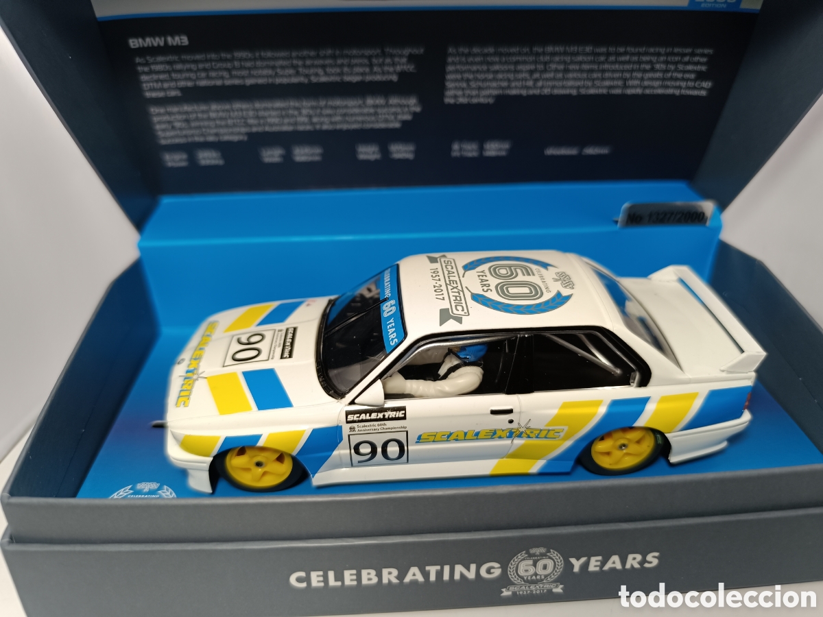 Scalextric: SCALEXTRIC UK BMW M3 1990 60 ANIVERSARIO C3829A