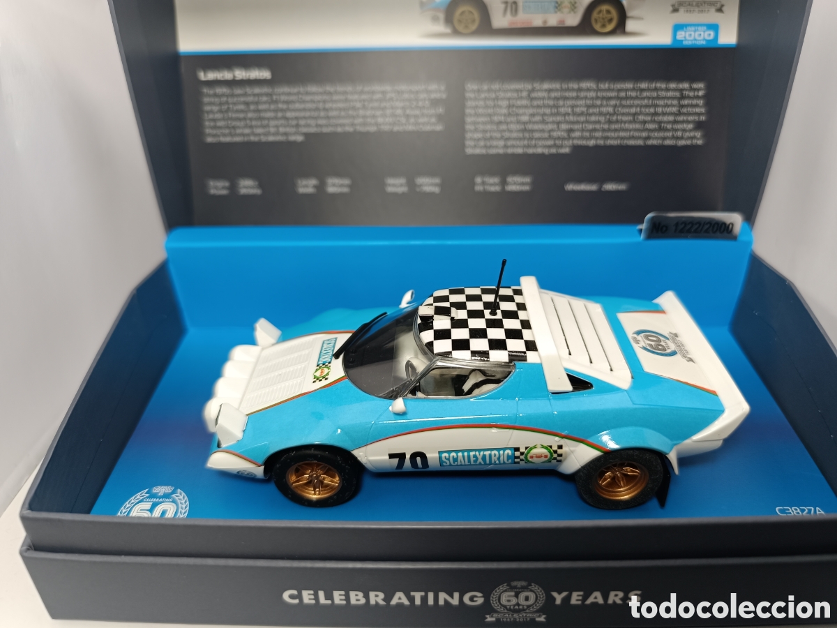 Scalextric: SCALEXTRIC UK LANCIA STRATOS 1970 60 ANIVERSARIO C3827A