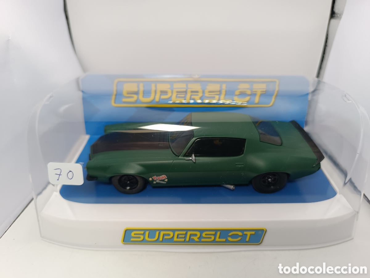 Scalextric: SUPERSLOT CHEVROLET CAMARO Z28 FAST & FURIOUS 1970 VERDE