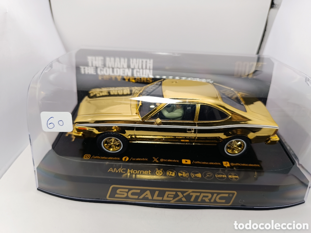 Scalextric: SCALEXTRIC AMC HORNET JAMES BOND GOLD C4551A