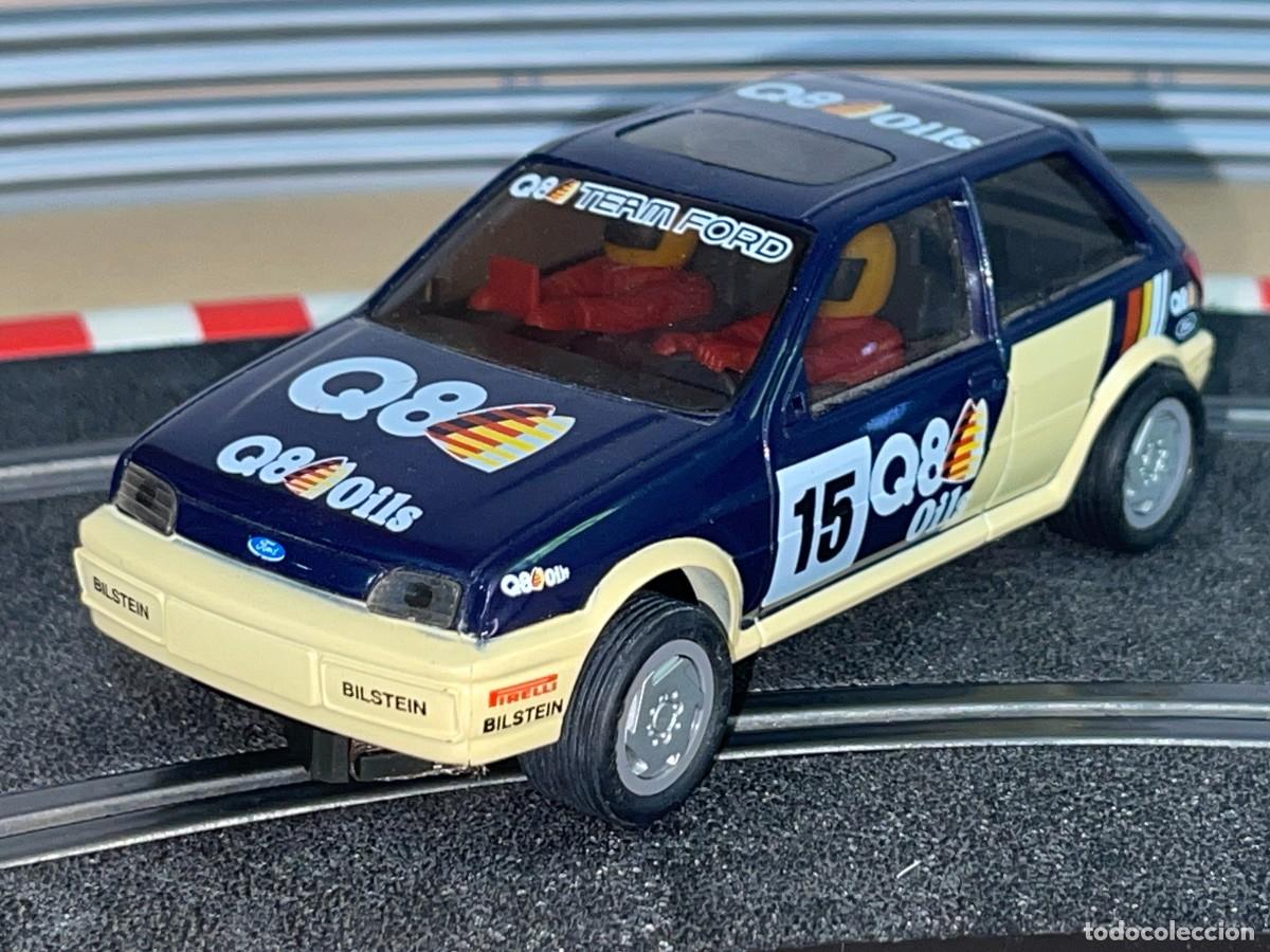 Scalextric: 85- Scalextric Superslot Hornby Hobbies FORD FIESTA Q8 Oils #15 Made in Great Britain slot 1:32 scx
