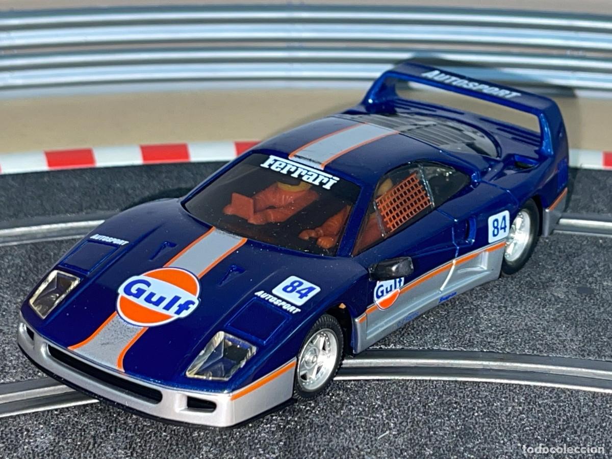 Scalextric: 90- Scalextric Superslot Hornby Hobbies FERRARI F40 Gulf #84 Autosport slot car 1:32 Made in England