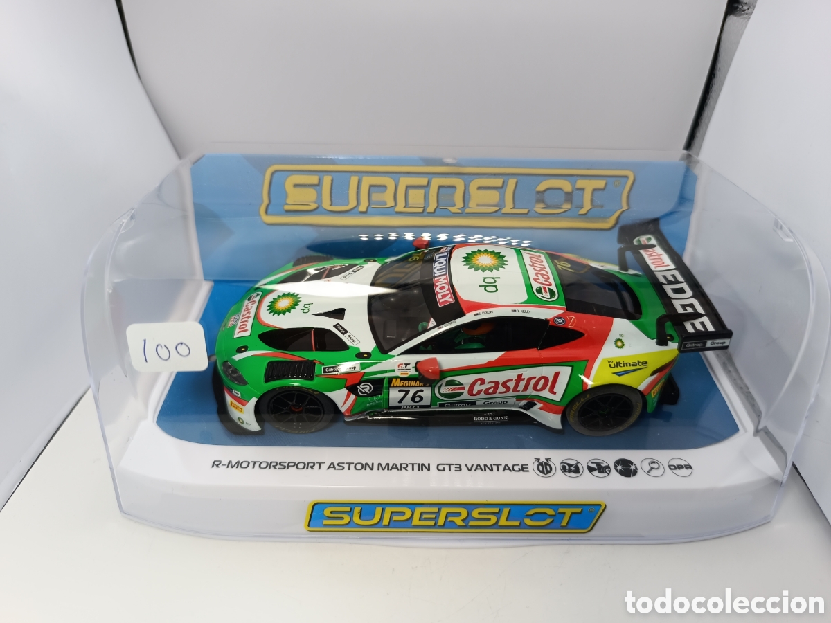 Scalextric: SUPERSLOT R MOTORSPORT ASTON MART&Iacute;N VANTAGE GT3 CASTROL H4218