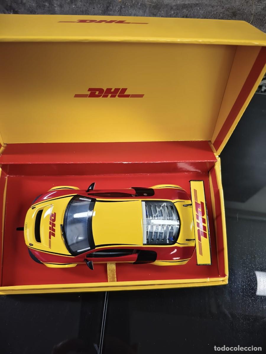 Scalextric: SPerslot Scalextric H3253 Audi R8 LMS Edici&oacute;n Especial DHL Day Definite 1:32 - &iexcl;NUEVO A ESTRENAR
