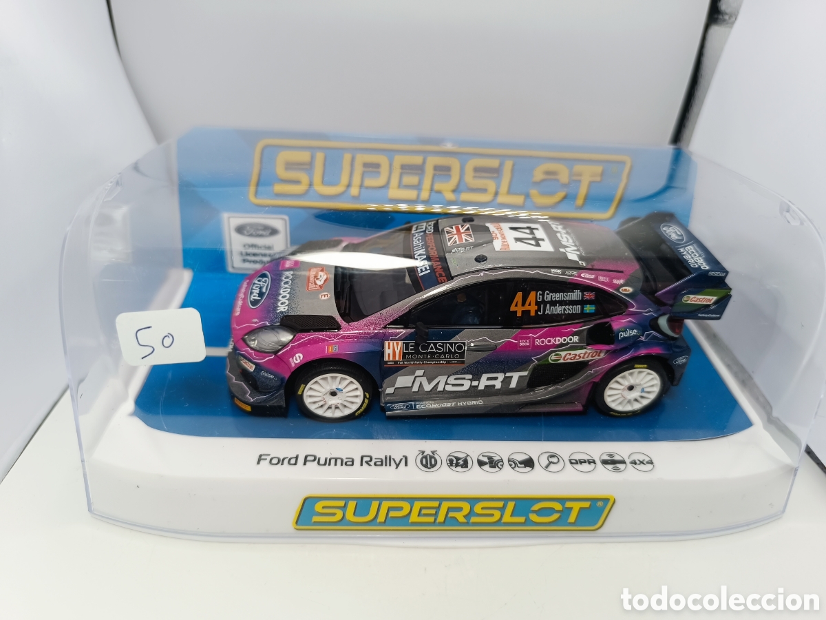 Scalextric: SUPERSLOT FORD PUMA RALLY1 MONTECARLO 2022 H4449