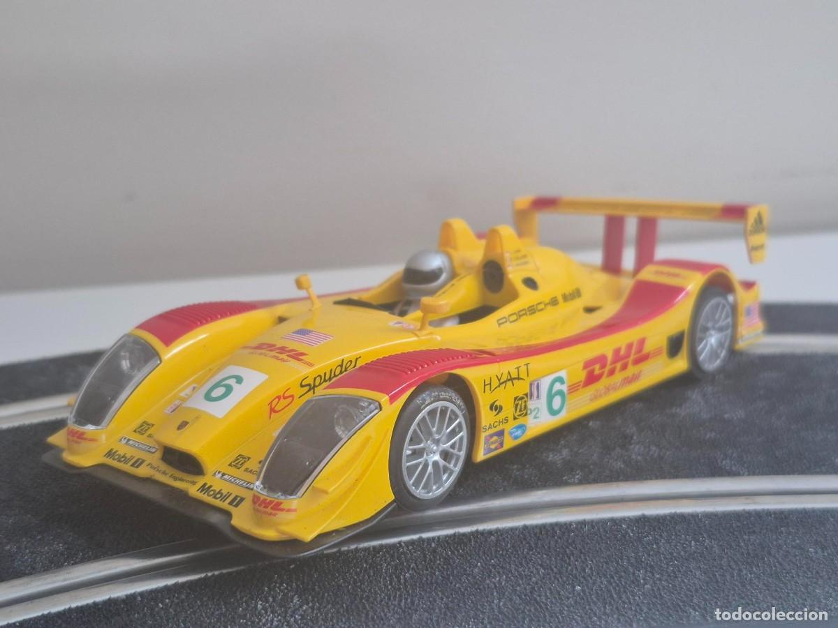 Scalextric: SCALEXTRIC HORNBY COCHE PORSCHE RS SPYDER SLOT CAR #6 DHL LUHR COLLARD