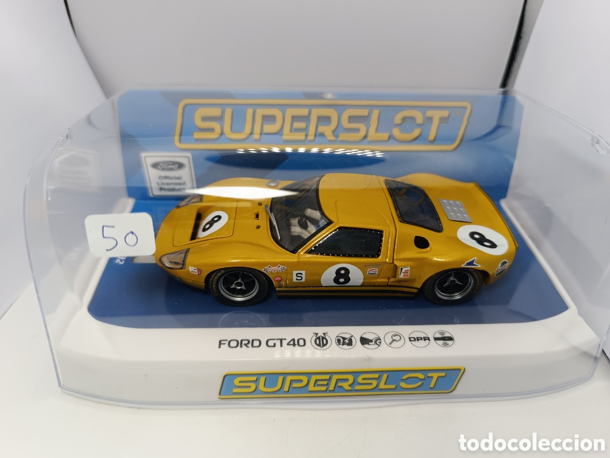 Scalextric: SUPERSLOT FORD GT40 1968 BOAC 500 H4495