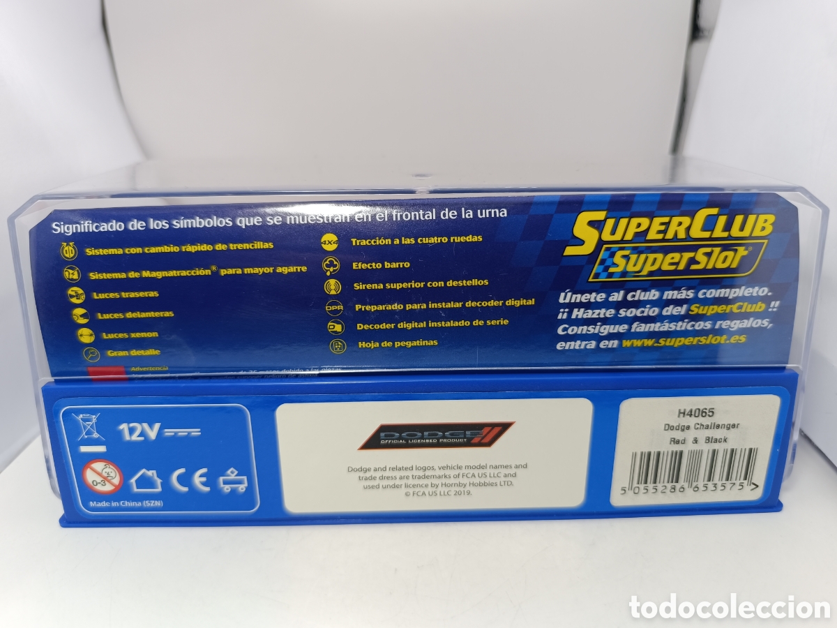 Scalextric: SUPERSLOT DODGE CHALLENGER RED & BLACK H4065 - Foto 2