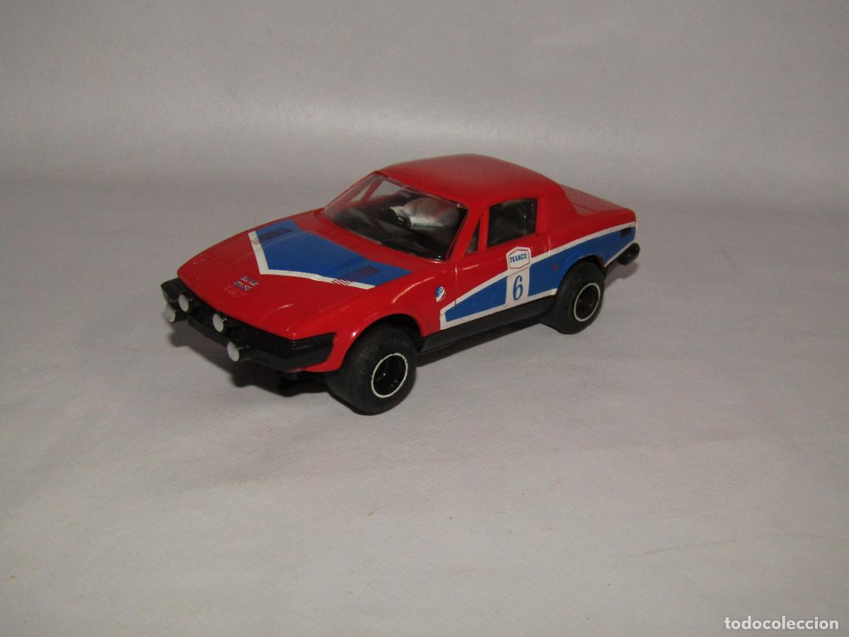 Scalextric: Antiguo Autom&oacute;vil Slot TRIUMPH TR7 de SCALEXTRIC Made in G.T. Britain