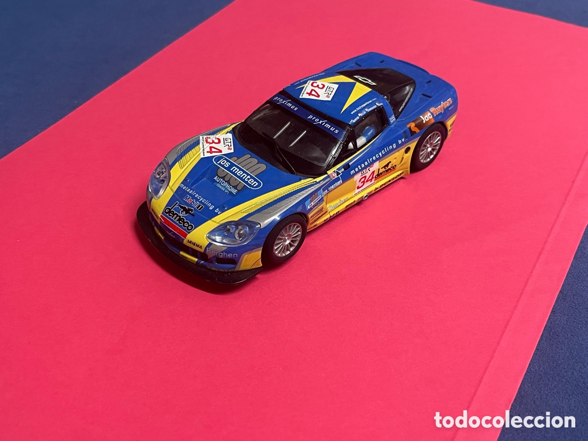 Scalextric: SLOT Scalextric SCX Chevrolet Corvette C6R 2005 #34 Demeco GTR2 1:32