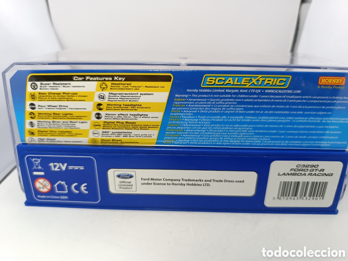 Scalextric: SCALEXTRIC UK FORD GT-R LAMBDA RACING C3290 - Foto 2