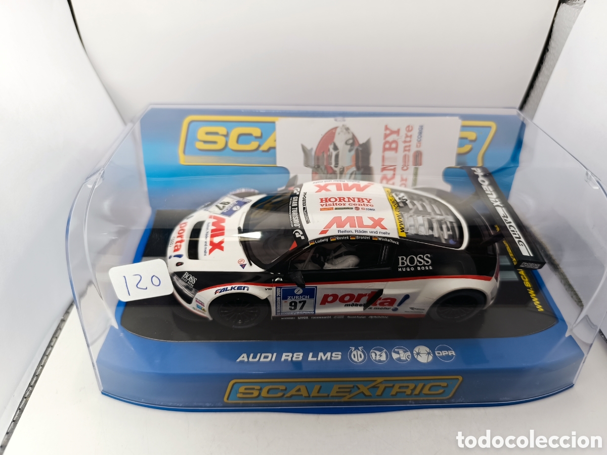 Scalextric: SCALEXTRIC UK AUDI R8 LMS HORNBY VISITOR CENTRE C3160