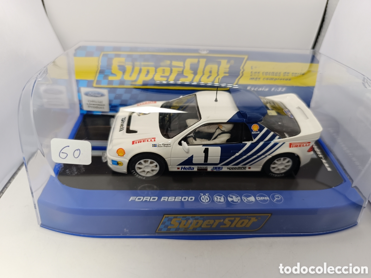 Scalextric: SUPERSLOT FORD RS200 RALLY SWEDEN 1986 H3493