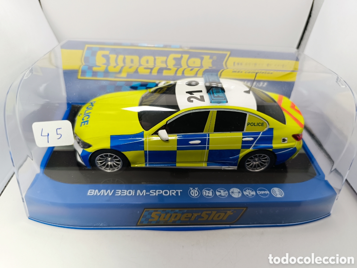 Scalextric: SUPERSLOT BMW 330I M SPORT POLICE EDITION H4165