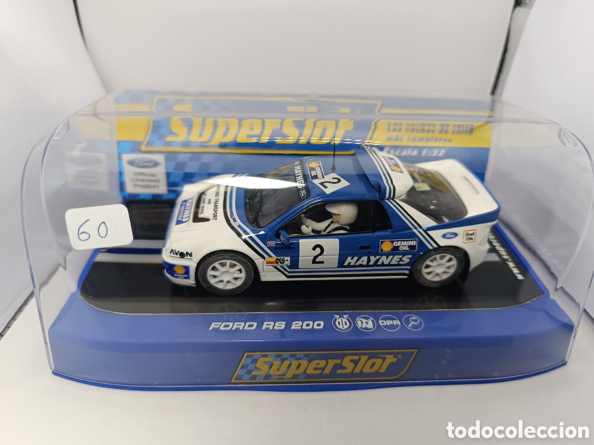 Scalextric: SUPERSLOT FORD RS200 HAYNES LIVERY H3407