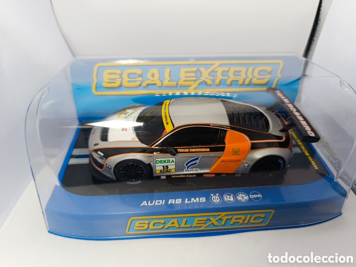 Scalextric: Scalextric Audi R8 lms team Rosberg n.15 C3134