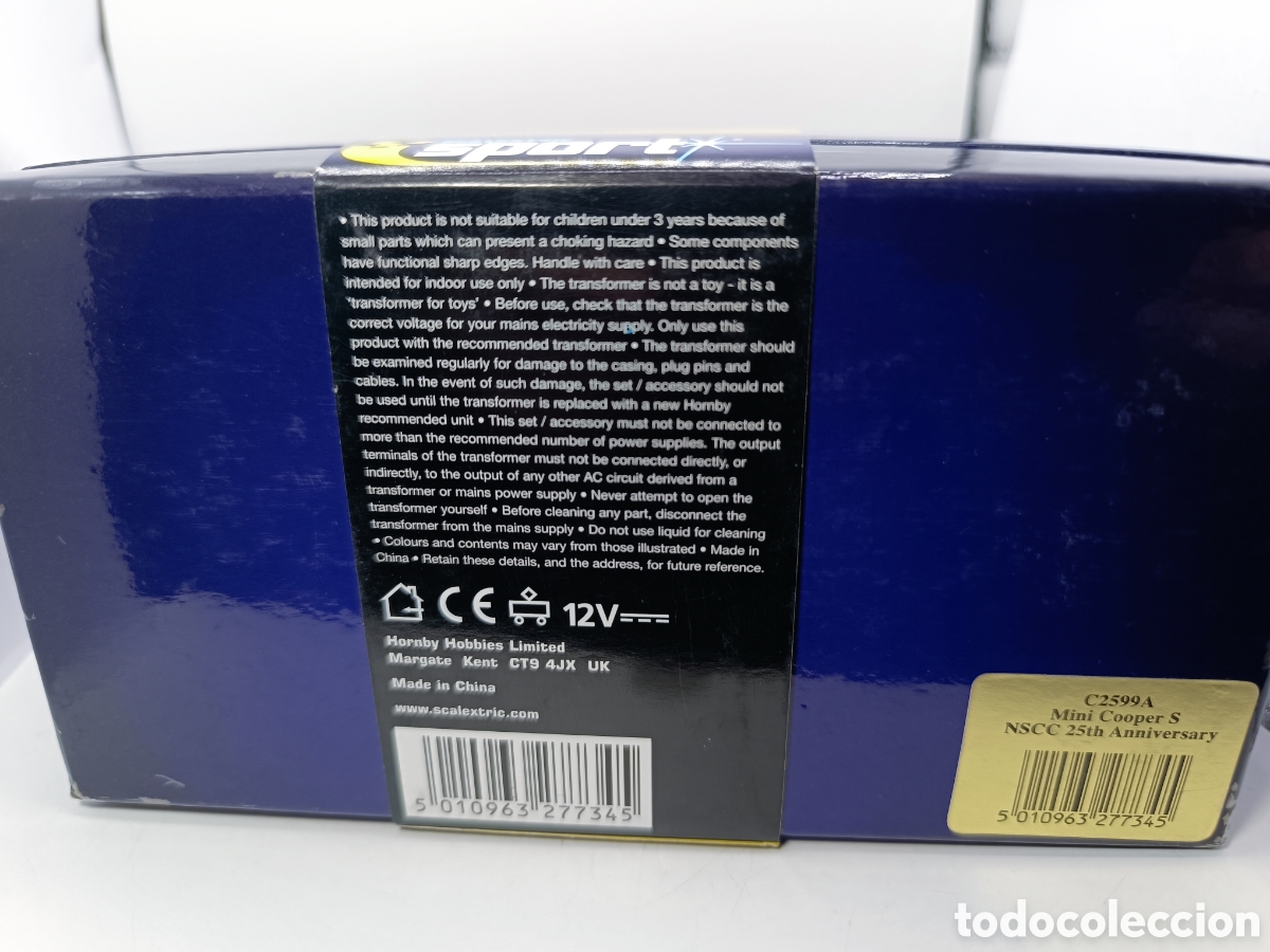 Scalextric: SCALEXTRIC MINI COOPER S NSCC 25TH ANNIVERSARY C2599A - Foto 4