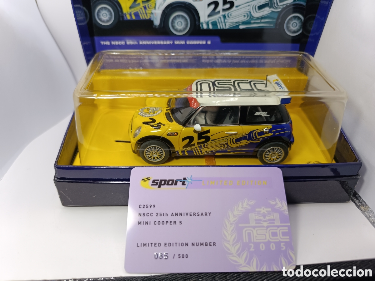 Scalextric: SCALEXTRIC MINI COOPER S NSCC 25TH ANNIVERSARY C2599A