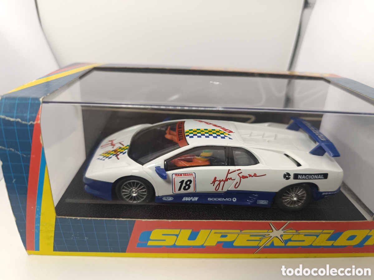 Scalextric: SCALEXTRIC LAMBORGHINI DIABLO AYRTON SENNA N.18 C2223