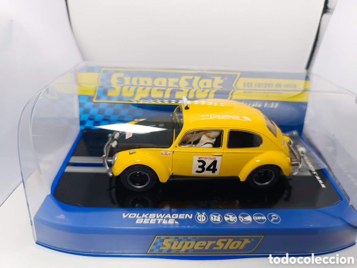 Scalextric: SUPERSLOT VOLKSWAGEN BEETLE 1990 MONTECARLO CHALLENGE H3412