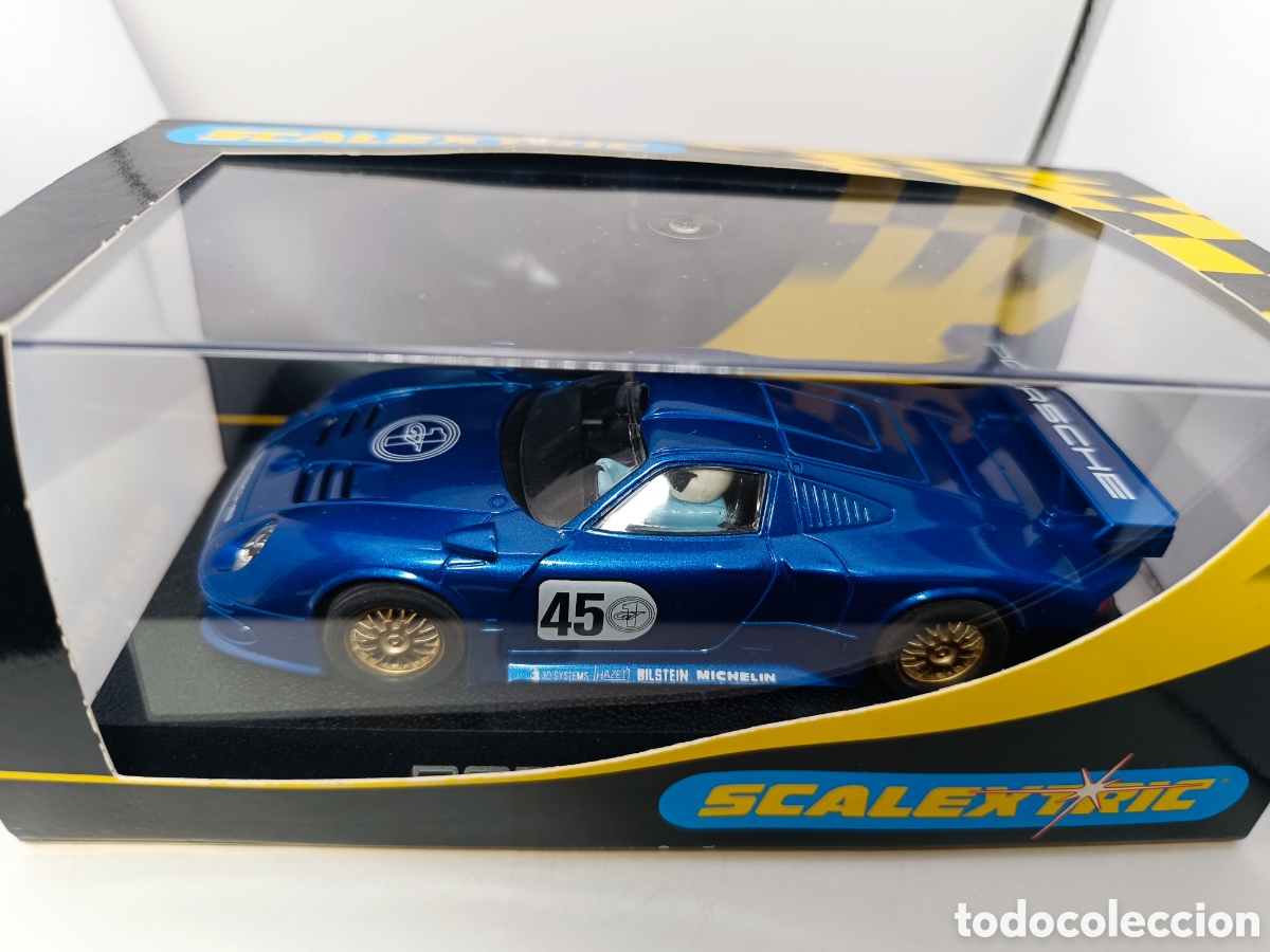Scalextric: SCALEXTRIC PORSCHE 911 GT1 BECKER BLUE N&deg;45 C2138
