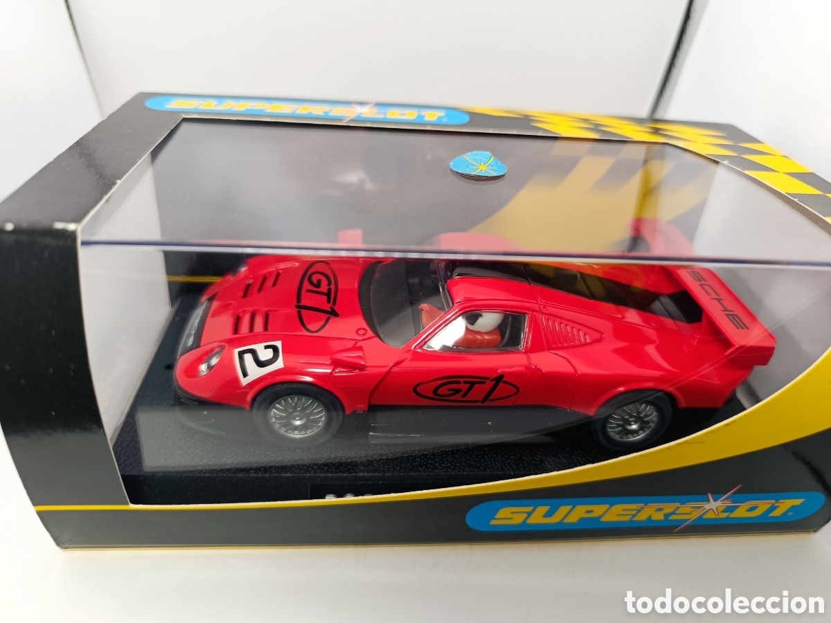 Scalextric: SUPERSLOT PORSCHE 911 GT1 INDEX N.2 RED C2421