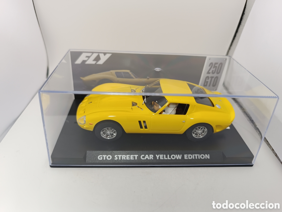 Scalextric: FLY FERRARI 250 GTO STREET CAR YELLOW EDITION