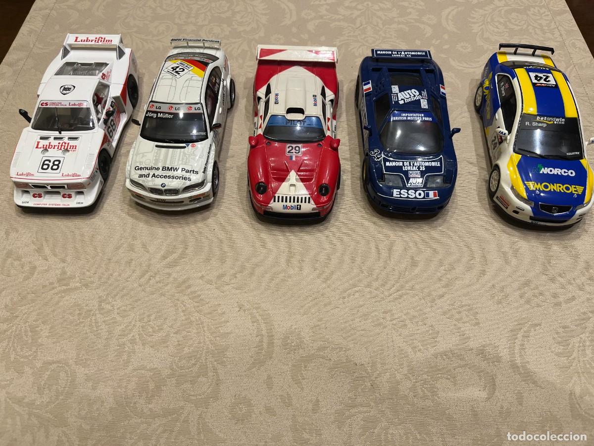 Scalextric: LOTE DE 5 COCHES SCX