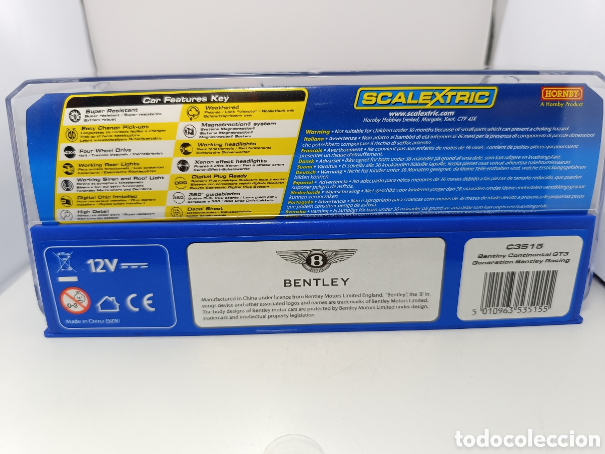 Scalextric: SCALEXTRIC BENTLEY CONTINENTAL GT3 C3515 - Foto 2
