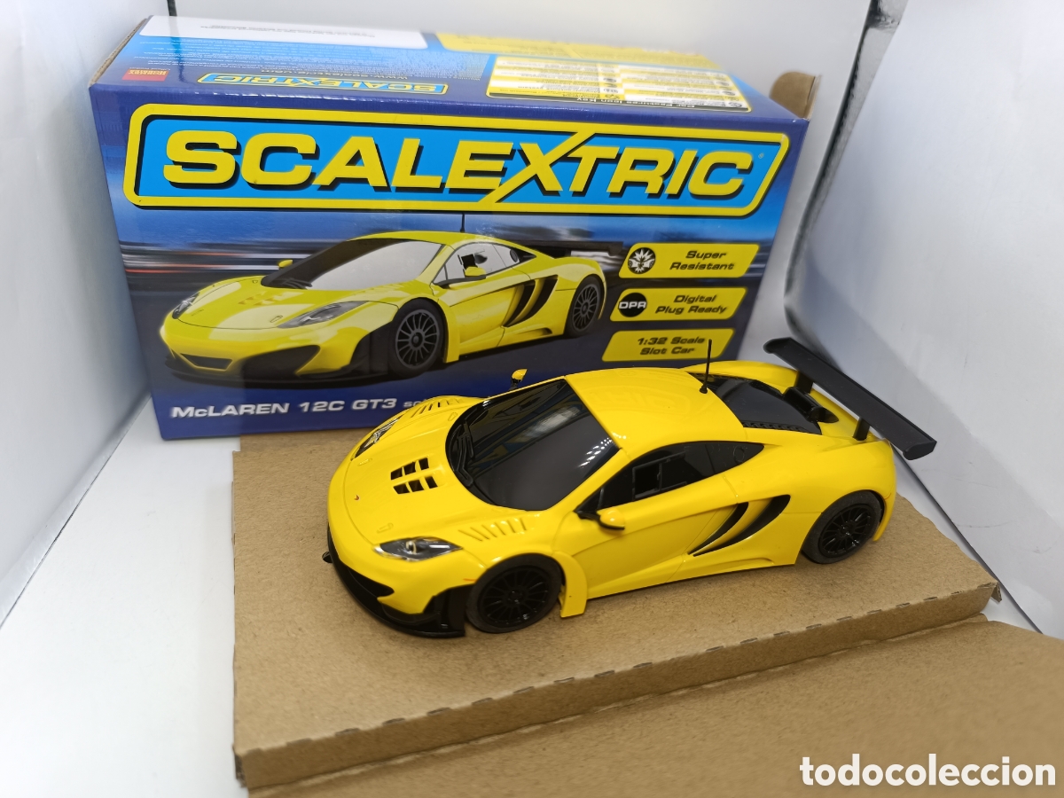 Scalextric: SCALEXTRIC MCLAREN 12C GT3 YELLOW C3662