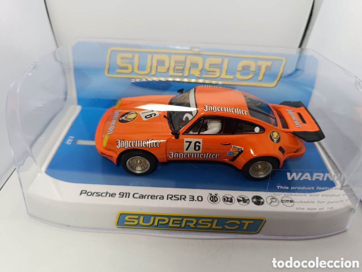 Scalextric: SUPERSLOT PORSCHE 911 CARRERA RSR 3.0 JAGERMEISTER H4211