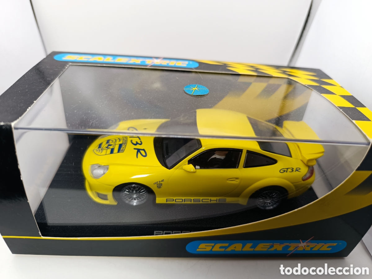 Scalextric: SCALEXTRIC UK PORSCHE 911 GT3R CLUB RACER YELLOW C2361