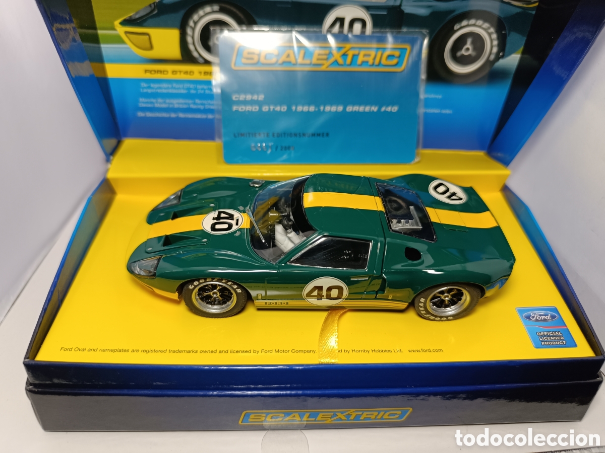 Scalextric: SCALEXTRIC UK FORD GT40 GREEN C2942A