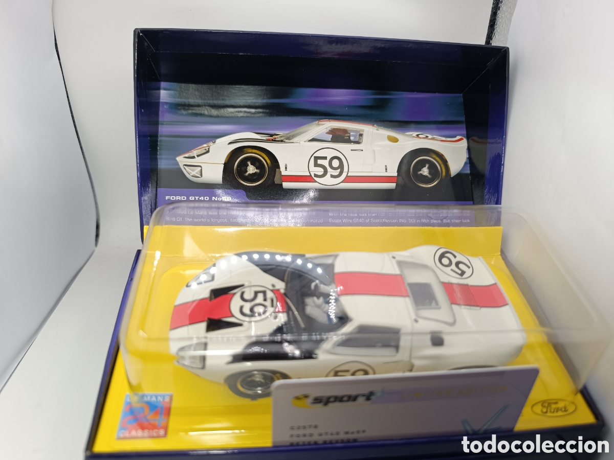 Scalextric: SCALEXTRIC UK FORD GT40 LE MANS 1966 N.59 C2578A