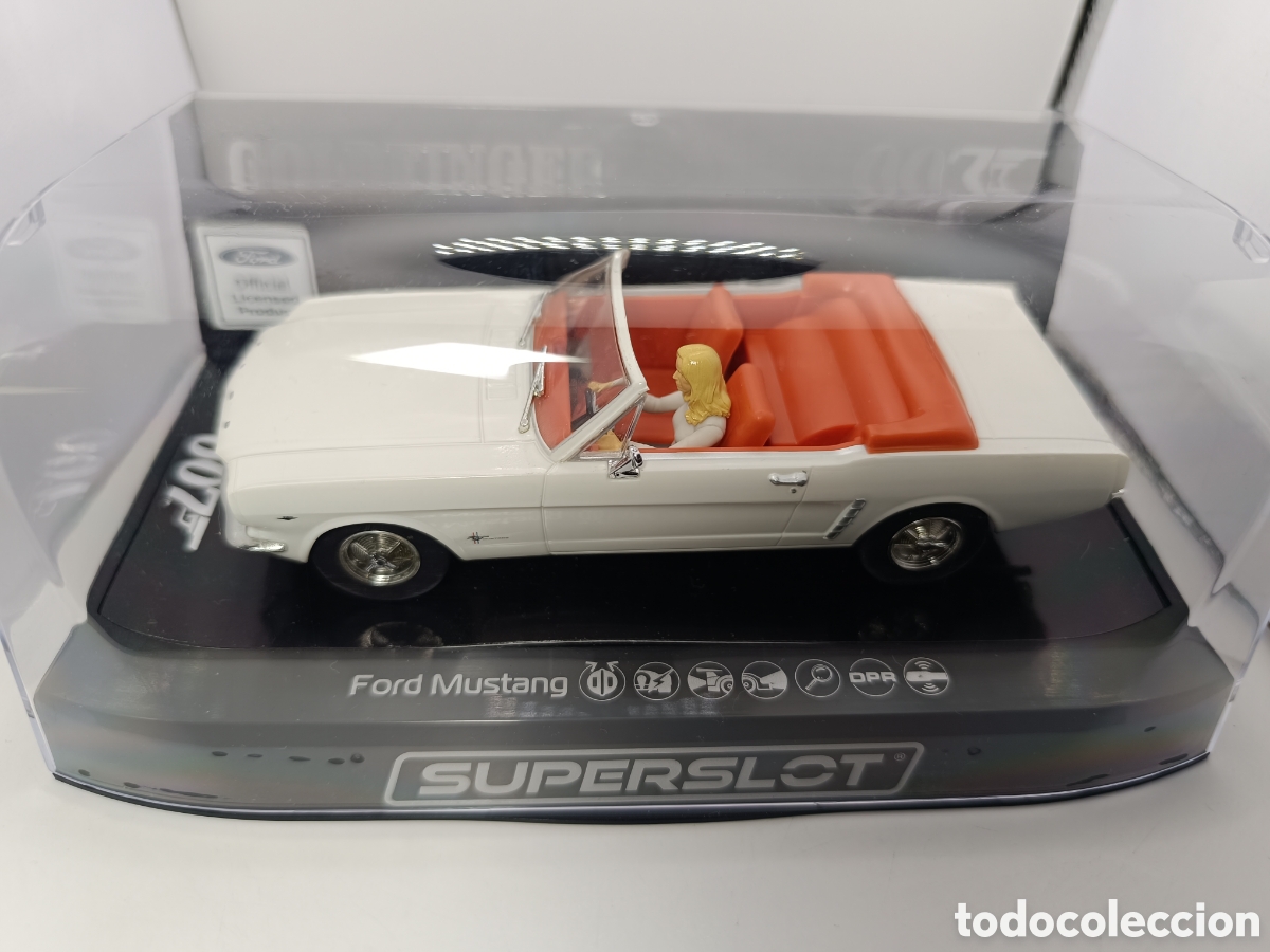 Scalextric: SUPERSLOT FORD MUSTANG JAMES BOND GOLDFINGER H4404