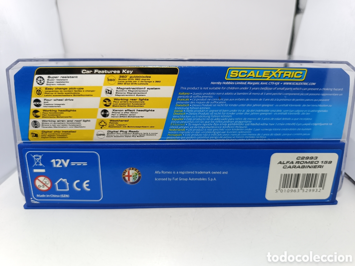 Scalextric: SCALEXTRIC UK ALFA ROMEO 159 CARABINIERI C2993 - Foto 4