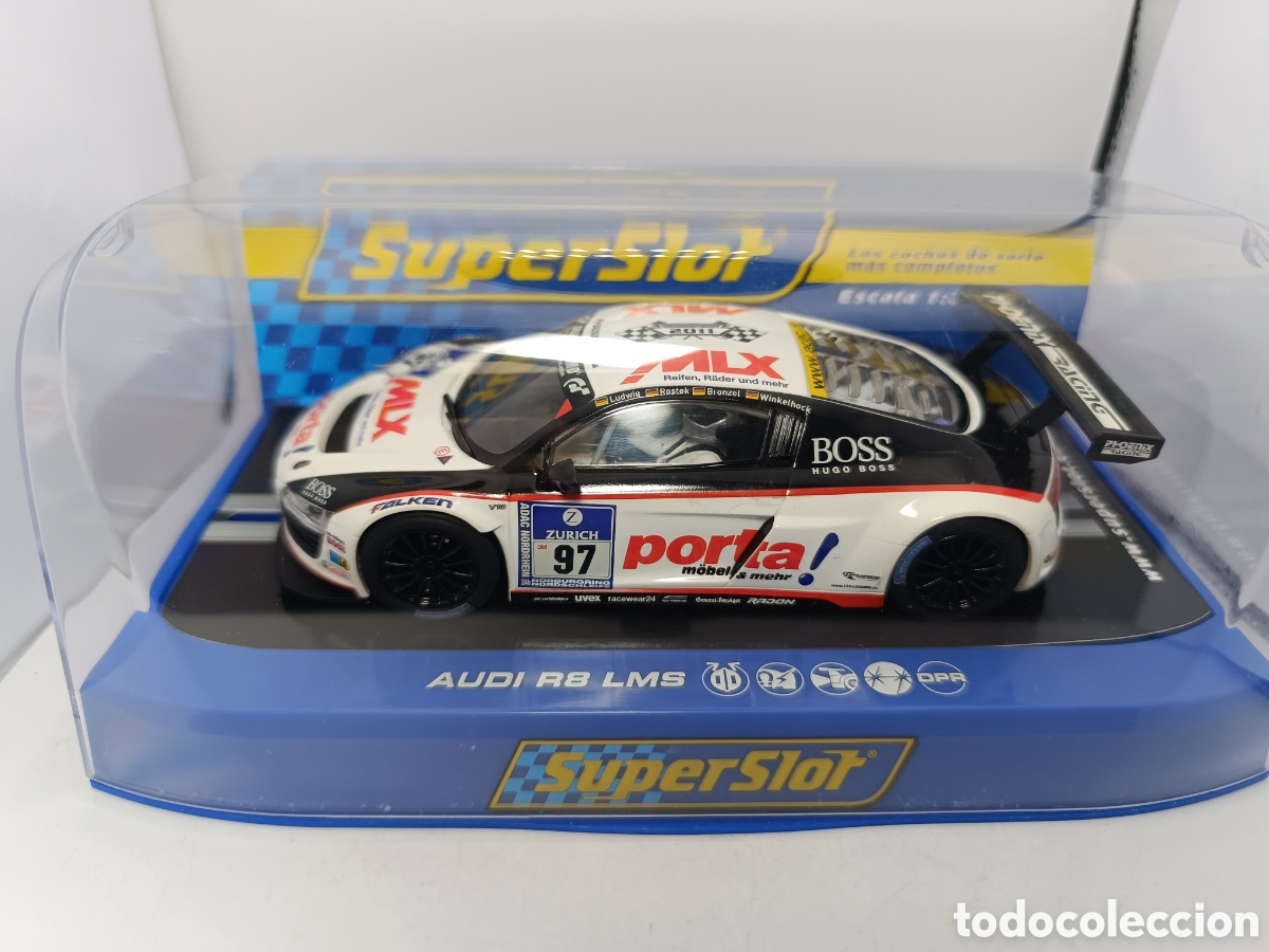 Scalextric: SUPERSLOT AUDI R8 LMS RANGE PRESENTATION H3236
